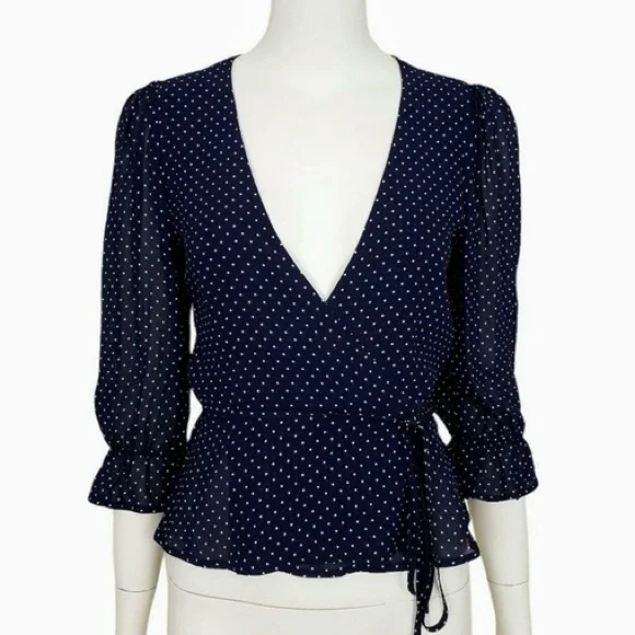 REFORMATION EMMA WRAP TOP - Picture 8 of 11